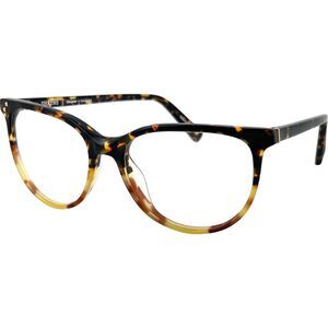Shauns California Mey RX Womens Plastic Eyeglass Frame 08 Mte Baltic Amber 53mm
